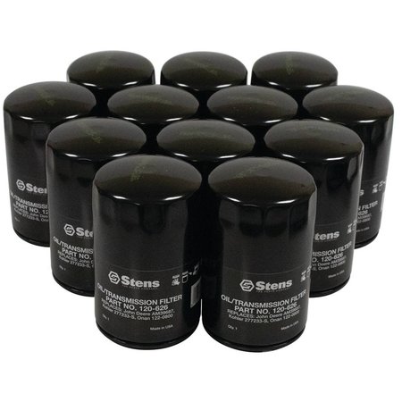 STENS Oil Filter Shop Pack For Bobcat: 520, 530, 542B, Ditchwitch: 255Sx, Vp12 6512143, 6647672 (12-Pack) 120-626-12